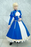 blonde_hair boots braid cosplay dress dr_kuroneko fate/series fate/stay_night jacket saber rating:Safe score:1 user:nil!