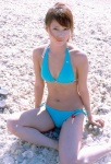 beach bikini cleavage hello_project_digital_books_65 kamei_eri ponytail side-tie_bikini swimsuit rating:Safe score:0 user:nil!