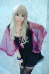 blonde_hair blouse cosplay macross macross_frontier miniskirt pantyhose sheryl_nome skirt wakame rating:Safe score:2 user:nil!