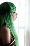 cc code_geass cosplay detached_sleeves dress green_hair kanda_midori wings rating:Safe score:0 user:xkaras