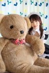apron costume katou_mari maid maid_uniform stuffed_animal teddy_bear thighhighs rating:Safe score:1 user:nil!