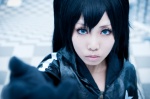 black_rock_shooter black_rock_shooter_(world) coat cosplay gloves hizuki_yuuki twintails rating:Safe score:0 user:Kryzz