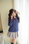 blazer blouse cosplay kneesocks k-on! nakano_azusa pleated_skirt rinrin_sutairu school_uniform skirt tsukihana_rin twintails rating:Safe score:0 user:nil!