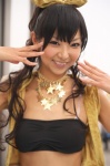 bracelets cosplay ganaha_hibiki hairbow idolmaster necklace necoco tubetop vest rating:Safe score:0 user:pixymisa