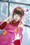 cosplay detached_sleeves double_bun hayase_ami qipao shinkukan tagme_character rating:Safe score:0 user:nil!
