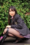 blazer blouse bookbag dgc_0905 pantyhose pleated_skirt school_uniform shirai_minami skirt tie vest rating:Safe score:1 user:nil!