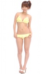 bikini cleavage side_ponytail side-tie_bikini sugiyama_megumi swimsuit rating:Safe score:0 user:nil!