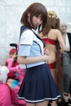 anegasaki_nene cosplay love_plus pleated_skirt rinami sailor_uniform school_uniform skirt rating:Safe score:0 user:nil!