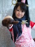 ace_attorney blouse cosplay gloves ichijo_mikumo kana_(vi) ponytail scarf rating:Safe score:0 user:pixymisa