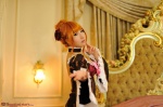 beatrice braid choker cosplay gown orange_hair saku umineko_no_naku_koro_ni rating:Safe score:0 user:nil!