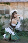 aiyoku_no_eustia blouse choker corset cosplay detached_sleeves enako eris_floraria hairband koku_no_kanaria skirt rating:Safe score:1 user:nil!