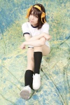 cosplay gym_uniform hairband hair_ribbons kneesocks pantyhose suzumiya_haruhi suzumiya_haruhi_no_yuuutsu yatoshi_riya rating:Safe score:0 user:pixymisa