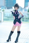 a-mi boots cosplay dress elbow_gloves gloves idolmaster kikuchi_makoto silver_hair rating:Safe score:2 user:nil!