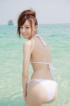 ass bikini dgc_0953 kishi_aino ocean side-tie_bikini swimsuit wet rating:Safe score:2 user:nil!