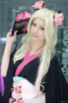 blonde_hair cosplay fan kimono mai_(ii) tagme_character tagme_series rating:Safe score:0 user:nil!