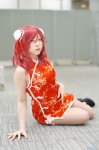 cosplay double_bun love_live!_school_idol_project mamitan nishikino_maki qipao red_hair rating:Safe score:1 user:nil!