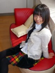 blouse cardigan costume matsunaga_ayaka miniskirt pleated_skirt school_uniform skirt thighhighs tie rating:Safe score:0 user:nil!