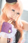cosplay dress macross macross_frontier pink_hair saki sheryl_nome rating:Safe score:0 user:nil!