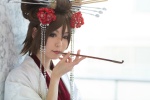 cosplay flowers headdress kimono meiko robe tachibana_ren vocaloid rating:Safe score:0 user:pixymisa