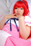 apron bed blouse cosplay hairband honjouji_akira miniskirt nogu nogu_mix red_hair skirt viper-v16 waitress waitress_uniform rating:Safe score:0 user:nil!
