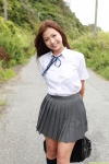 blouse dgc_0987 kneesocks pleated_skirt sayama_ayaka school_uniform skirt rating:Safe score:0 user:nil!