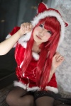 hood nekota red_hair santa_costume thighhighs rating:Safe score:0 user:pixymisa