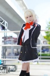 blazer blonde_hair cosplay diabolik_lovers dress kneesocks komori_yui school_uniform yumeo rating:Safe score:0 user:nil!
