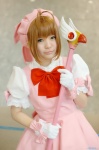 beret blouse cardcaptor_sakura cosplay gloves jumper kinomoto_sakura nana_(iv) wand rating:Safe score:0 user:nil!