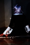 cosplay crona purple_hair robe soul_eater sword yuyu_kaname rating:Safe score:0 user:pixymisa