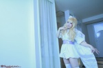 blonde_hair cape cosplay deep_rabbit dress macross macross_frontier macross_frontier:_itsuwari_no_utahime saku sheryl_nome thighhighs zettai_ryouiki rating:Safe score:0 user:nil!