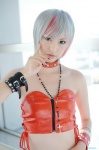 bustier collar cosplay lingerie mai multi-colored_hair sakerune_meiko vocaloid rating:Safe score:0 user:nil!