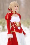 blonde_hair braid cosplay dress fate/series fate/stay_night kamui_arisa red_moon saber rating:Safe score:0 user:nil!