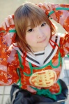 cosplay hair_ribbons hitotsubashi_yurie kamichu! kimono matsuri pleated_skirt sailor_uniform school_uniform skirt rating:Safe score:0 user:nil!
