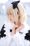 alice_in_wonderland alice_(wonderland) apron blonde_hair cosplay em hairbow maid maid_uniform rating:Safe score:0 user:nil!