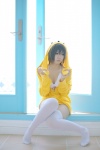 bikini_top cleavage cosplay hoodie original sakuragi_mui shorts swimsuit thighhighs wooser rating:Safe score:1 user:nil!