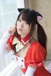 animal_ears bodysuit cat_ears cosplay detached_sleeves original ruku_megumi twintails rating:Safe score:0 user:pixymisa