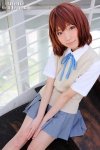 blouse cosplay hirasawa_yui k-on! natsuki_(iii) pleated_skirt school_uniform skirt sweater_vest rating:Safe score:0 user:nil!