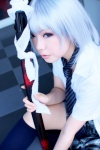 cosplay dual_ahoge ibara natsume_maya silver_hair sword tenjou_tenge rating:Safe score:0 user:Log