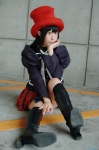 airy_fairy blouse cosplay kneehighs monika_rangu pleated_skirt skirt top_hat uzuki rating:Safe score:0 user:nil!