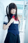 cosplay miniskirt namada pleated_skirt sailor_uniform school_uniform seiryuu_tenmu shouryuu_ikusahime_tenmu side_ponytail skirt rating:Safe score:0 user:nil!