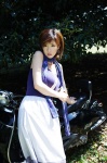 hoshino_aki scarf scooter strapless_dress rating:Safe score:0 user:nil!