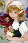 blonde_hair blouse cosplay flowers hairband miniskirt original skirt zero_inch rating:Safe score:0 user:nil!