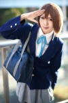blazer blouse bookbag cosplay hirasawa_yui k-on! pantyhose pleated_skirt sakuragi_mui school_uniform skirt rating:Safe score:0 user:nil!