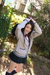 blouse bookbag cardigan kneesocks mizuki_(ii) pleated_skirt school_uniform skirt rating:Safe score:0 user:nil!