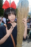 broom cosplay dress hairbow kiki kiki's_delivery_service kuroneko stuffed_animal rating:Safe score:1 user:nil!