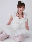 corset hair_bun ogura_yuuko pantyhose tiara tutu wanibooks_33 rating:Safe score:5 user:nil!