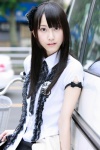 blouse hairbow matsui_rena pleated_skirt school_uniform skirt ys_web_421 rating:Safe score:0 user:nil!