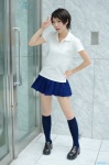 cosplay ibara kneesocks konno_makoto pantyhose pleated_skirt polo school_uniform skirt toki_wo_kakeru_shoujo rating:Safe score:4 user:nil!
