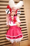 animal_ears bunny_ears cosplay di_gi_charat dress hairbows pink_hair ryuga twintails usada_hikaru rating:Safe score:0 user:nil!