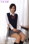 blouse costume kawasaki_keito kneesocks pleated_skirt school_uniform skirt sweater_vest rating:Safe score:0 user:nil!